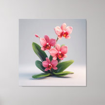 Composition de fleurs d'orchidée rose