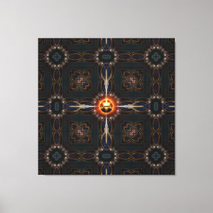 Toile Composition de l'art fractal impérial Astral