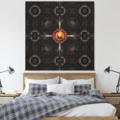 Toile Composition de l'art fractal impérial Astral (Insitu(Chambre))
