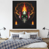 Toile Composition De L'Art Fractal Riddian Queen Of Fire (Insitu(Chambre))