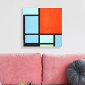 Toile Composition de Piet Mondrian (Insitu(Salon))