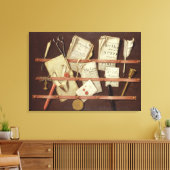 Toile Composition de Trompe L'Oeil (Insitu(Salon))