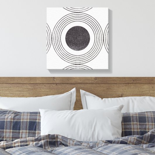 Toile Composition des cercles Abstraits (Insitu(Chambre))