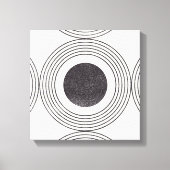 Toile Composition des cercles Abstraits (Recto)