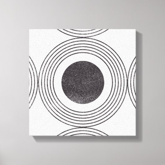 Toile Composition des cercles Abstraits (Recto)