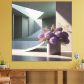 Toile Composition d'escalier floral (Insitu(Salon))