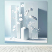 Toile Composition d'orchidées verticales (Insitu (Plancher de Bois))