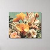 Toile Composition florale d'anthurium et de fleurs tropi (Recto)