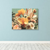 Toile Composition florale d'anthurium et de fleurs tropi (Insitu (Plancher de Bois))