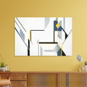 Toile Composition Géométrique Abstraite Moderne (Insitu(Salon))