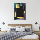 Toile Composition géométrique de luxe moderne (Insitu(Chambre))