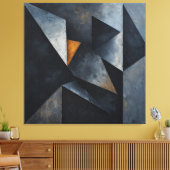Toile Composition géométrique dramatique (Insitu(Salon))