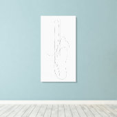 Toile Composition Linéaire 1 (Insitu (Plancher de Bois))