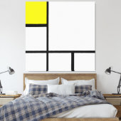 Toile COMPOSITION MONDRIENNE N° I avec plan jaune 1930 (Insitu(Chambre))