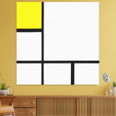 Toile COMPOSITION MONDRIENNE N° I avec plan jaune 1930 (Insitu(Salon))