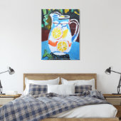 Toile Composition nature morte de pichet de citronnade f (Insitu(Chambre))