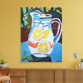 Toile Composition nature morte de pichet de citronnade f (Insitu(Salon))