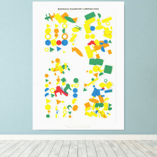 Toile Composition Quantique Bauhaus