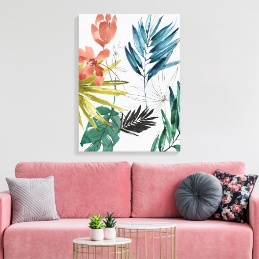 Toile Composition tropicale (Insitu(Salon))