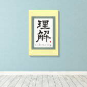 Toile Comprendre l'art calligraphique chinois (Insitu (Plancher de Bois))