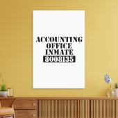 Toile Comptable Bureau de comptabilité des costumes Déte (Insitu(Salon))