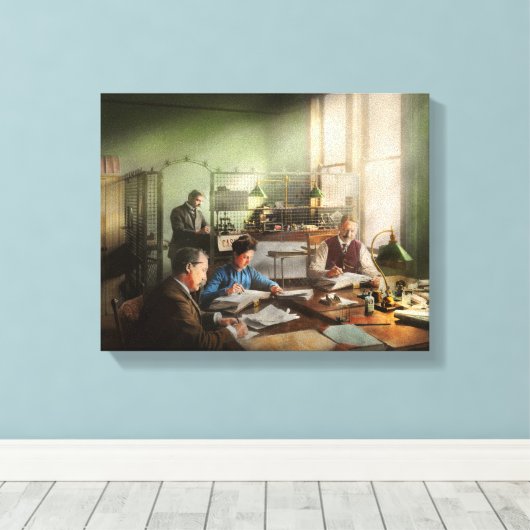 Toile Comptable - Le département de comptabilité 1902 (Insitu (Plancher de Bois))