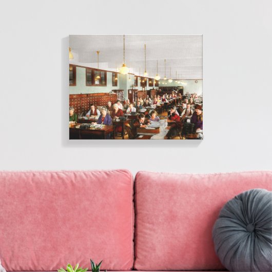 Toile Comptable - Workaholic 1923 (Insitu(Salon))