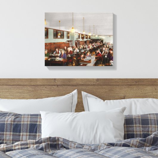 Toile Comptable - Workaholic 1923 (Insitu(Chambre))