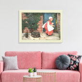 Toile Comptine de la nursery de la petite Miss Muffet l' (Insitu(Salon))