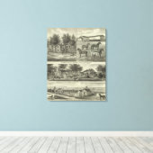 Toile Comté d'Allen, Kansas (Insitu (Plancher de Bois))