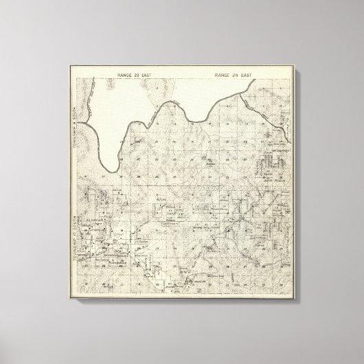 Toile Comté de Fresno, Californie 21 (Recto)