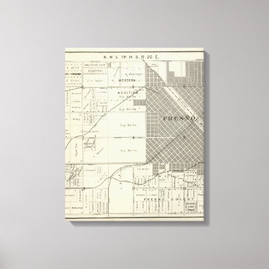 Toile Comté de Fresno, Californie 32 (Recto)