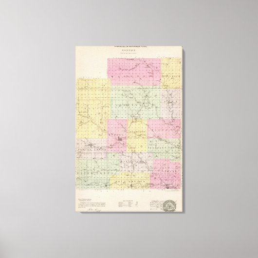 Toile Comté de Greenwood, Kansas (Recto)