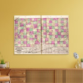Toile Comté de La Porte et Comté de St Joseph (Insitu(Salon))