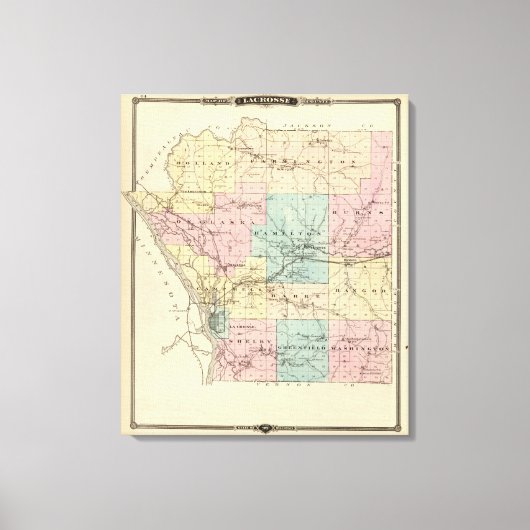 Toile Comté de Lacrosse, Wisconsin (Recto)