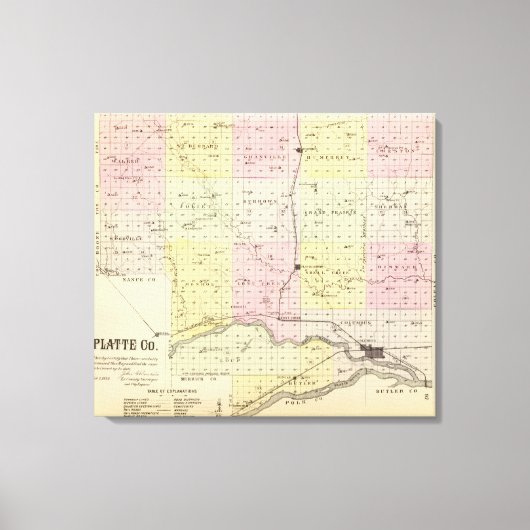 Toile Comté de Platte, Nebraska (Recto)