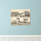 Toile Comté de Rockwel, Kansas (Insitu (Plancher de Bois))
