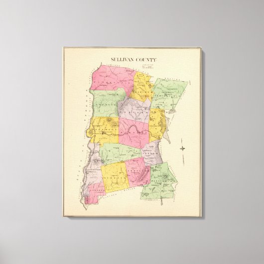 Toile Comté de Sullivan (Recto)