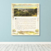 Toile Comté de Verso Alameda, Oakland et Bay (Insitu (Plancher de Bois))