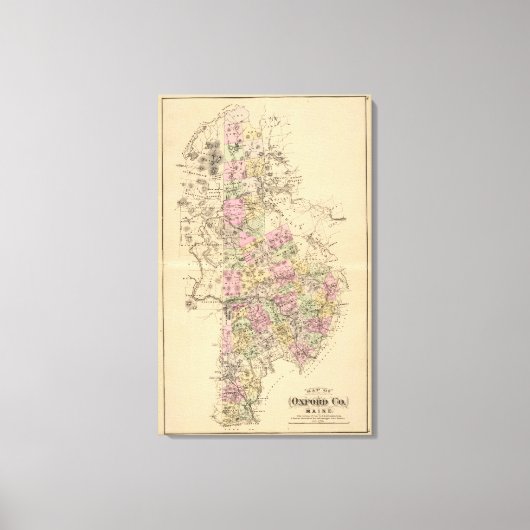 Toile Comté d'Oxford, Maine (Recto)