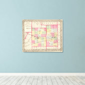 Toile Comtés de Champaign, Vermillion (Insitu (Plancher de Bois))