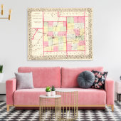 Toile Comtés de Champaign, Vermillion (Insitu(Salon))