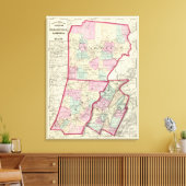 Toile Comtés de Clearfield, Cambria, Blair (Insitu(Salon))