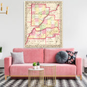 Toile Comtés de Fulton, Mason, Cass, Menard (Insitu(Salon))