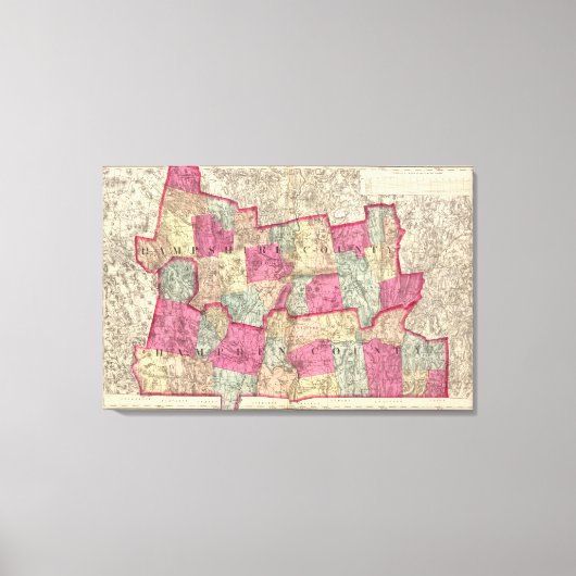 Toile Comtés de Hampshire et Hampden (Recto)