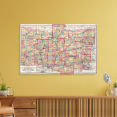 Toile Comtés de l'Ohio 2 (Insitu(Salon))