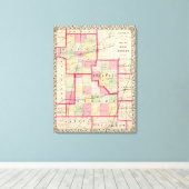 Toile Comtés de Macon, Moultrie, Shelby (Insitu (Plancher de Bois))