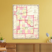 Toile Comtés de Macon, Moultrie, Shelby (Insitu(Salon))
