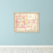 Toile Comtés de Macoupin, Montgomery (Insitu (Plancher de Bois))