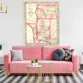 Toile Comtés de Morgan, Scott, Greene, Calhoun, Jersey (Insitu(Salon))